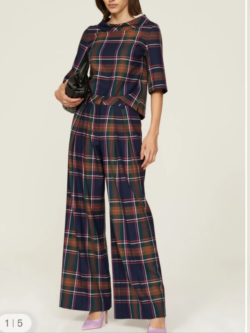 Trina Turk Delhi Plaid Matching Set